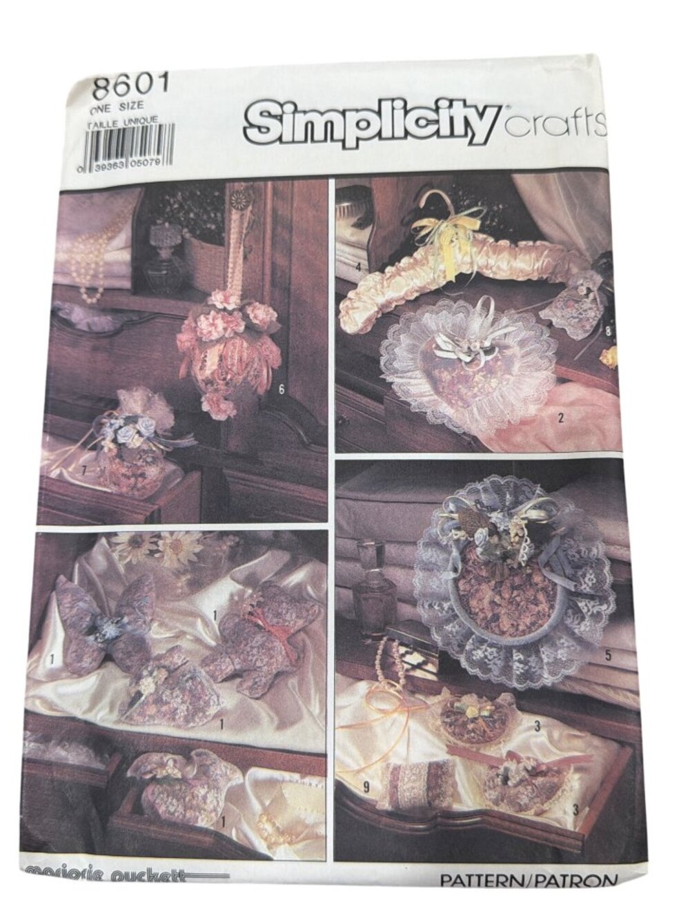 Simplicity Crafts 8601 Potpourri Sachet Pattern Pack One Size Floral Sewing Proj
